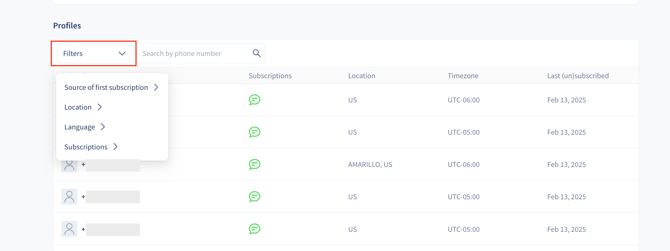Subsciber_filterSearch
