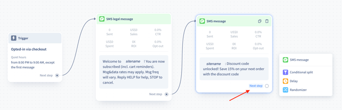 Recart Checkout Flow example