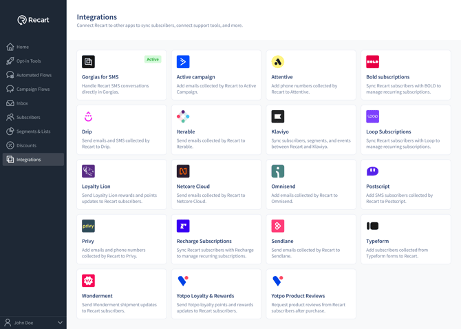 Integrations - Georgias