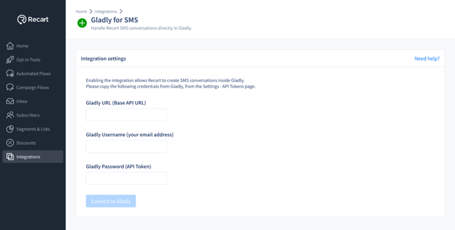 Integrations - Gladly