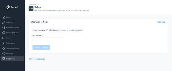Integrations - Privy -