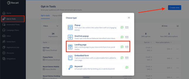 LandingPage_createnew